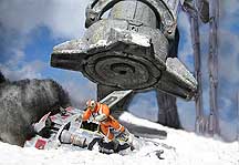 Snow Speeder crash from Empire Strikes Back